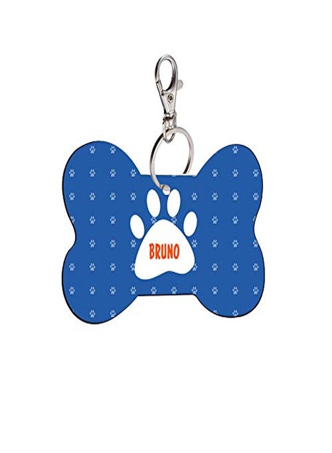 Sky Trends Bone Shape Collar Locket/Pendant for Dogs & Puppy -417, Multicolour, Medium, 1 Count - Bruno